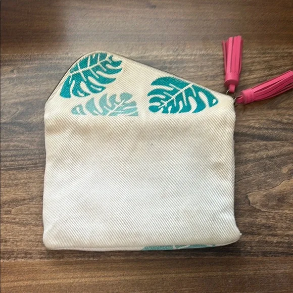Tropical Leaf Print Chain Strap Bag - Picture 3 of 5